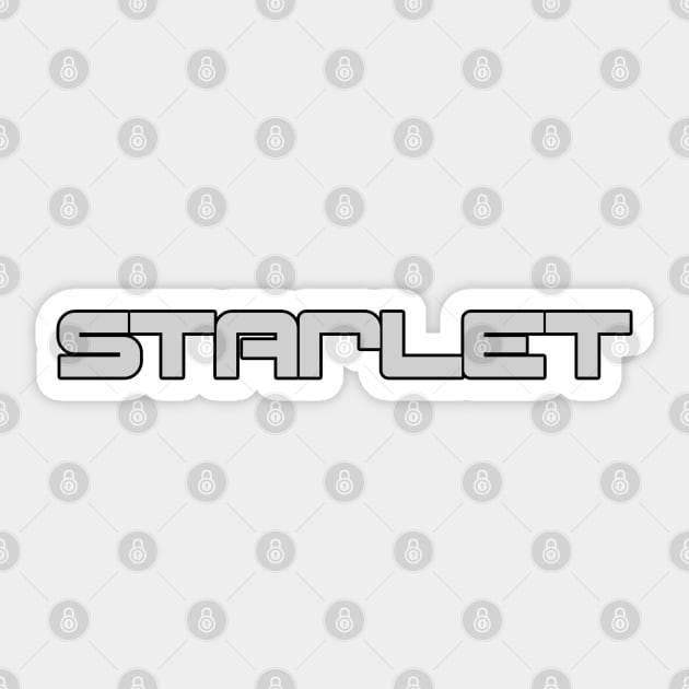 starlet back emblem Sticker by PjesusArt